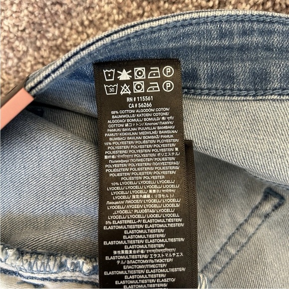 JEN7 by 7 For All Mankind Women's Cropped Kick Jeans Blue Size 18 - NWT $109 - Picture 15 of 16